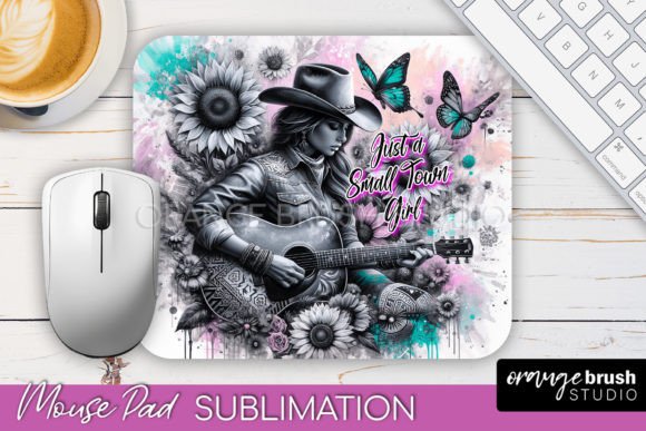 Download Western Mouse Pad PNG - Cowgirl Mousepad - Mousepad Collection