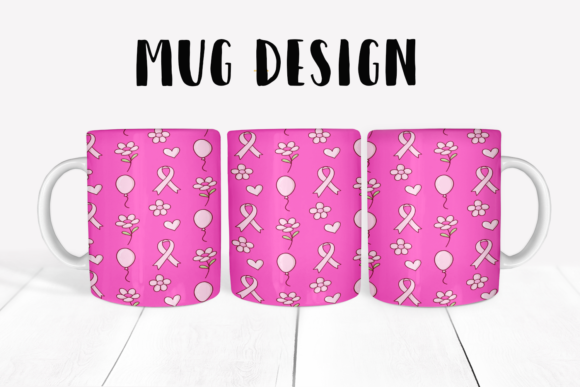 Download October Pink Mug Sublimation Designs #5 - Mug sublimation designs Collection