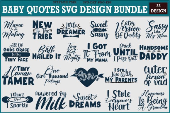 Download Baby Designs Quotes Svg Design Bundle - Baby designs Collection