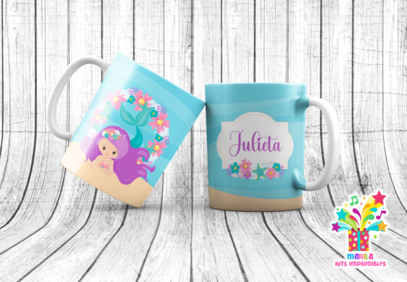 Download Mermaid Mug Sublimation Designs #2 - Premium Resources
