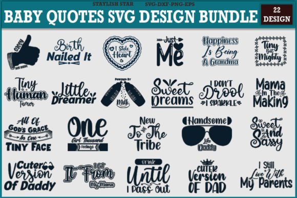 Download Baby Designs Quotes Svg Design Bundle - Baby designs Collection