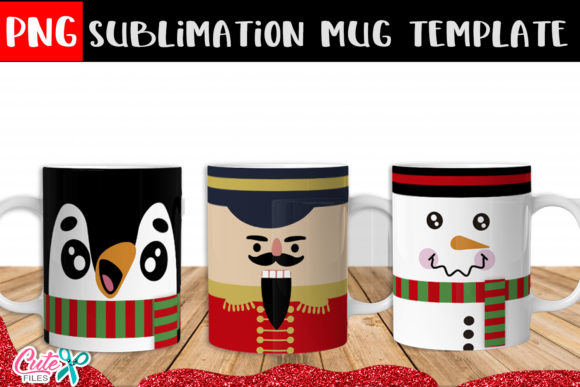 Download Christmas Faces Mug Sublimation Designs - Premium Resources