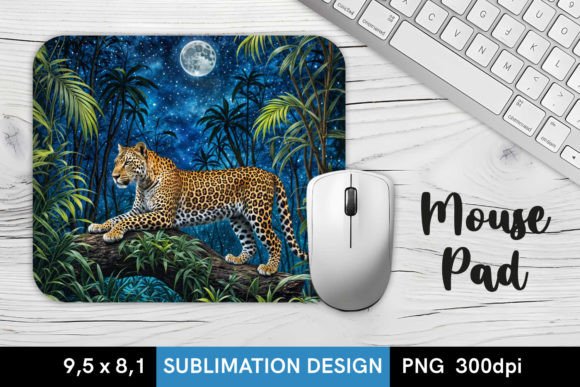 Download Leopard in the Jungle - MousePad - Mousepad Collection