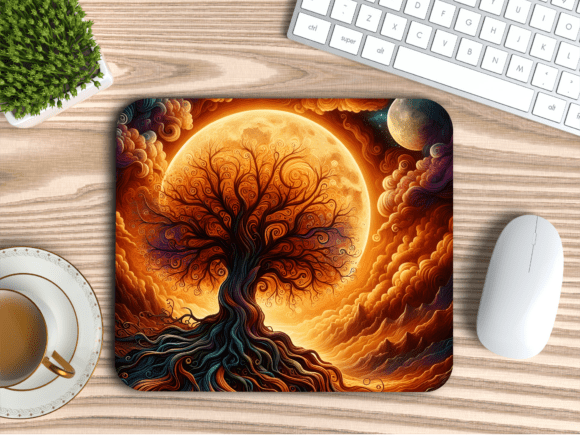 Download Spiritual Tree of Life Art Mousepad PNG - Mousepad Collection